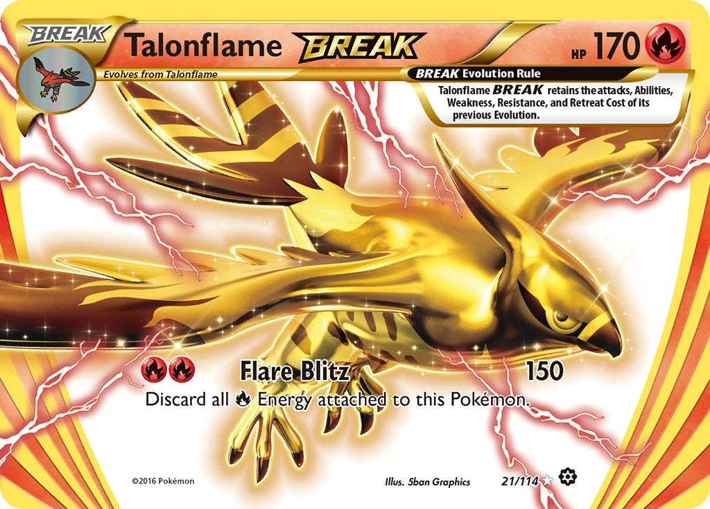 Image for Talonflame BREAK (21/114) (XY - Steam Siege) - Pokemon