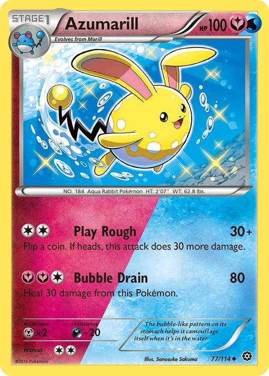 Image for Azumarill (77/114) (XY - Steam Siege) - Pokemon