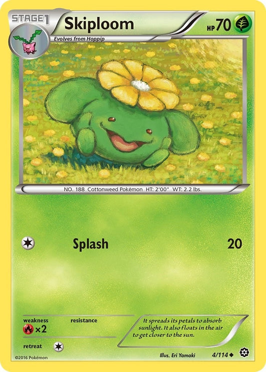 Image for Skiploom (4/114) (XY - Steam Siege) - Pokemon