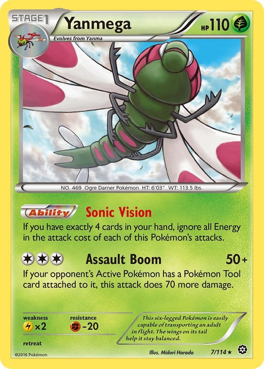 Image for Yanmega (7/114) (XY - Steam Siege) - Pokemon