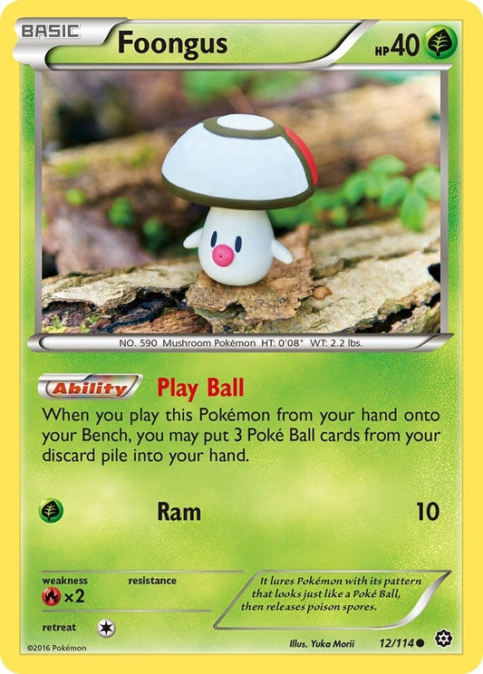 Image for Foongus (12/114) (XY - Steam Siege) - Pokemon