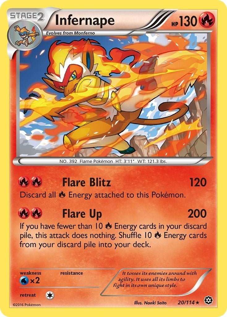 Image for Infernape (20/114) (XY - Steam Siege) - Pokemon