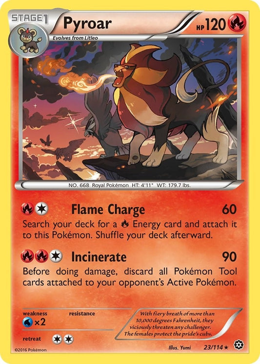 Image for Pyroar (23/114) (XY - Steam Siege) - Pokemon