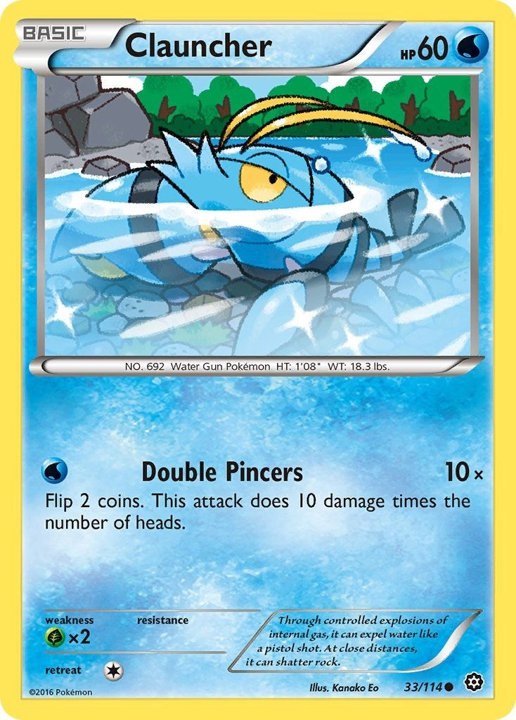 Image for Clauncher (33/114) (XY - Steam Siege) - Pokemon
