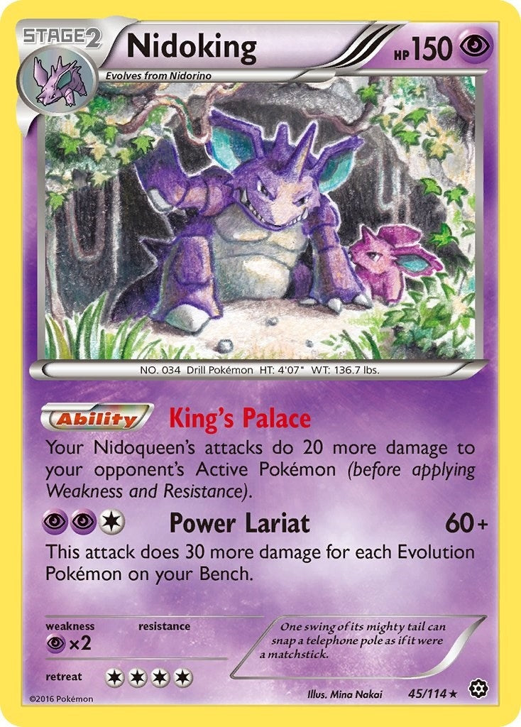 Image for Nidoking (45/114) (XY - Steam Siege) - Pokemon