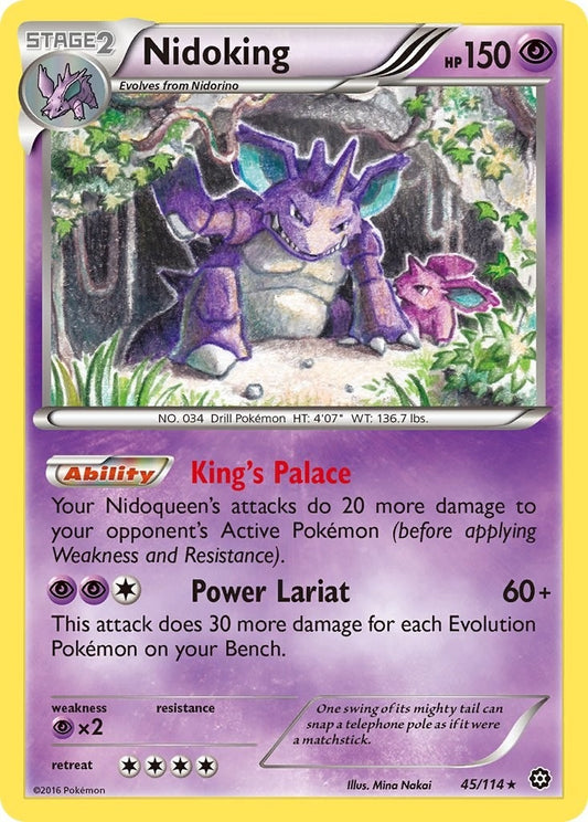 Image for Nidoking (45/114) (XY - Steam Siege) - Pokemon