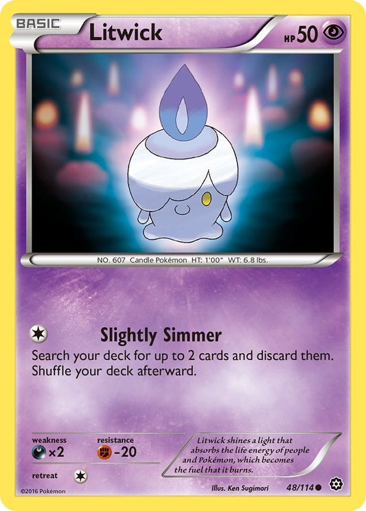 Image for Litwick (48/114) (XY - Steam Siege) - Pokemon