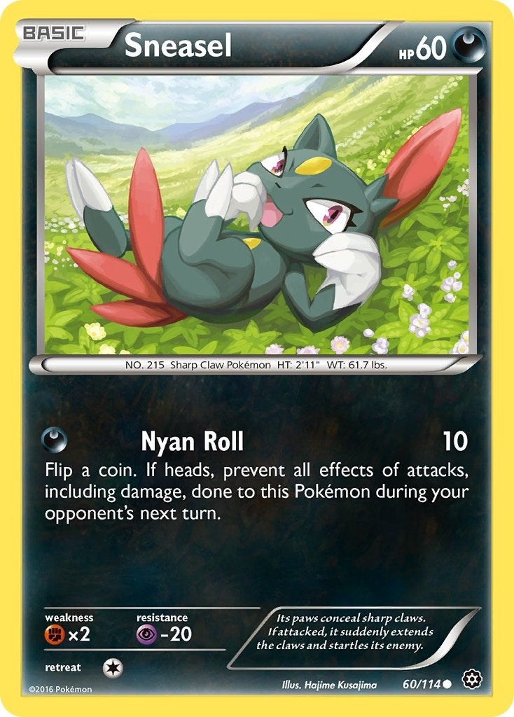 Image for Sneasel (60/114) (XY - Steam Siege) - Pokemon