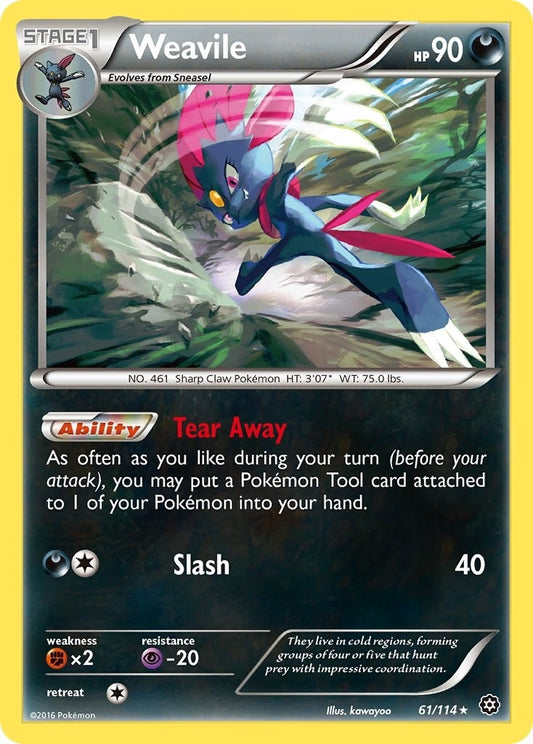 Image for Weavile (61/114) (XY - Steam Siege) - Pokemon