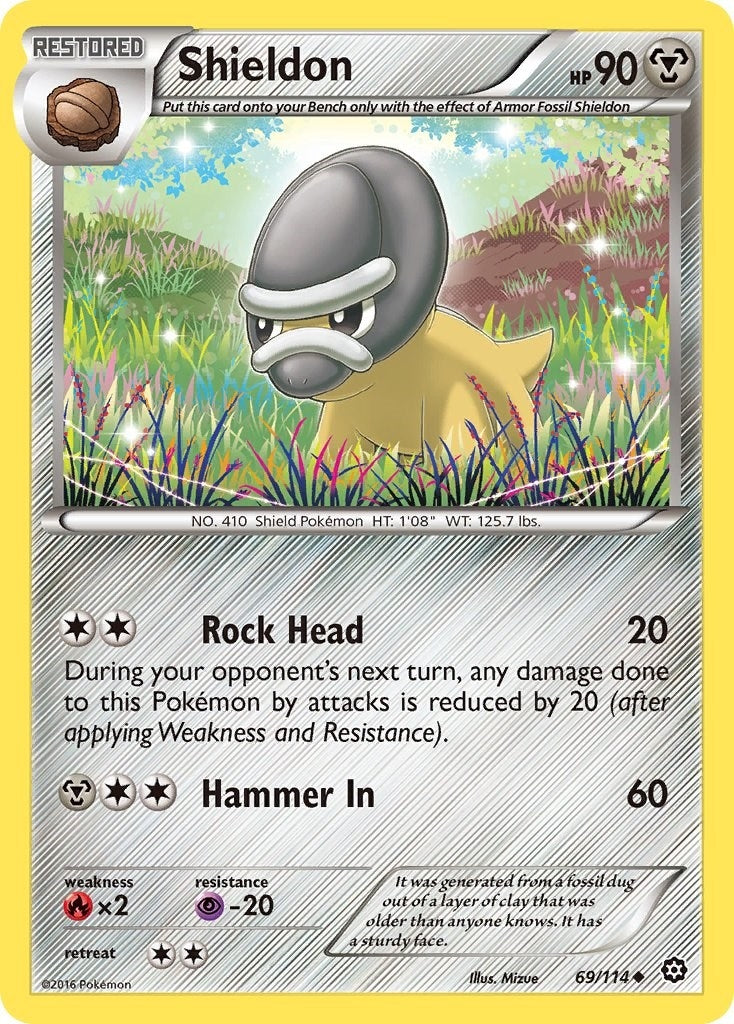 Image for Shieldon (69/114) (XY - Steam Siege) - Pokemon