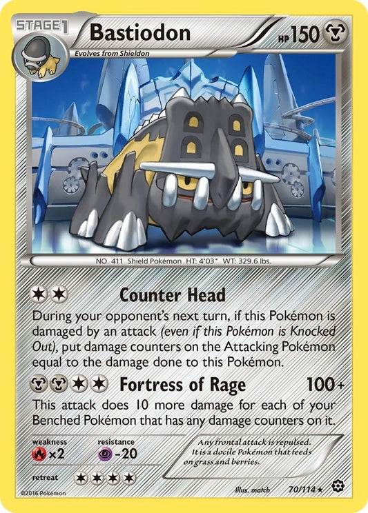 Image for Bastiodon (70/114) (XY - Steam Siege) - Pokemon