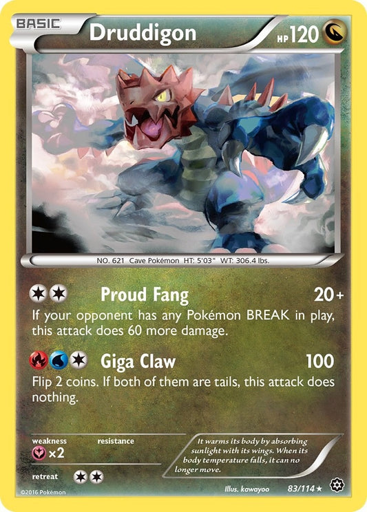 Image for Druddigon (83/114) (XY - Steam Siege) - Pokemon