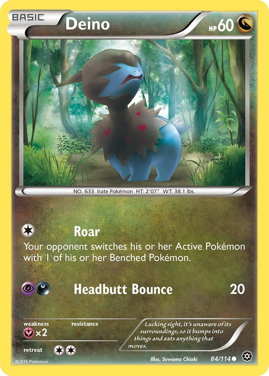 Image for Deino (84/114) (XY - Steam Siege) - Pokemon