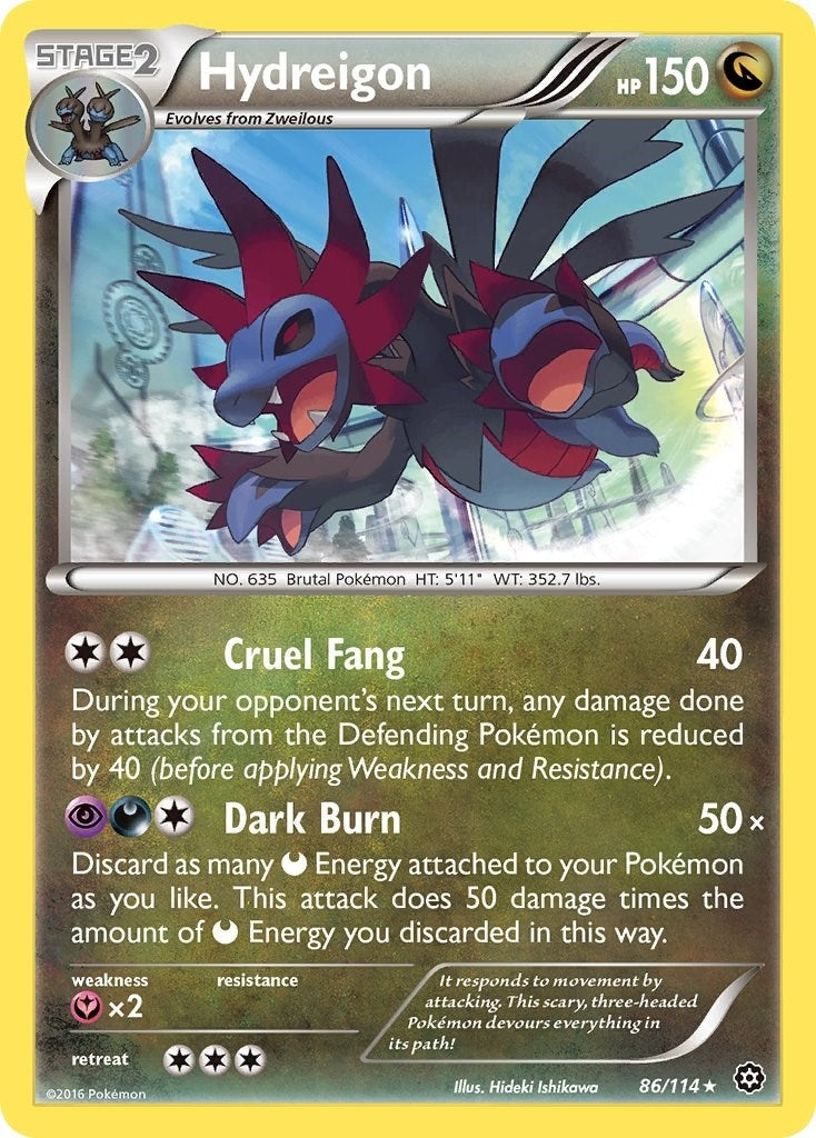 Image for Hydreigon (86/114) (XY - Steam Siege) - Pokemon