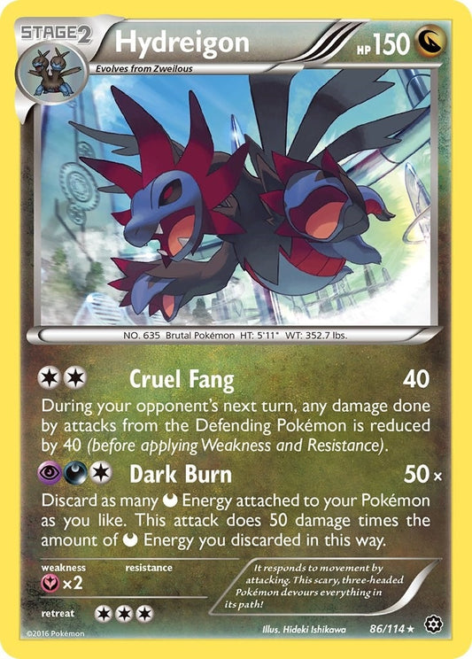 Image for Hydreigon (86/114) (XY - Steam Siege) - Pokemon