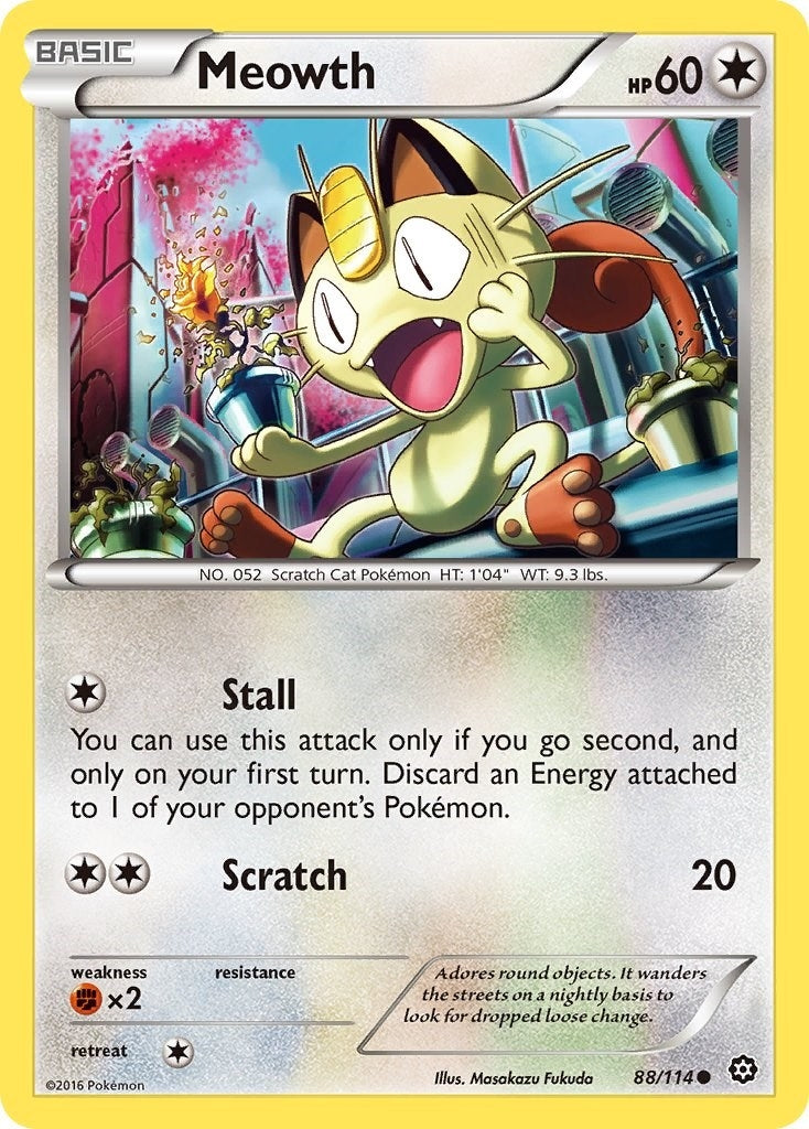 Image for Meowth (88/114) (XY - Steam Siege) - Pokemon