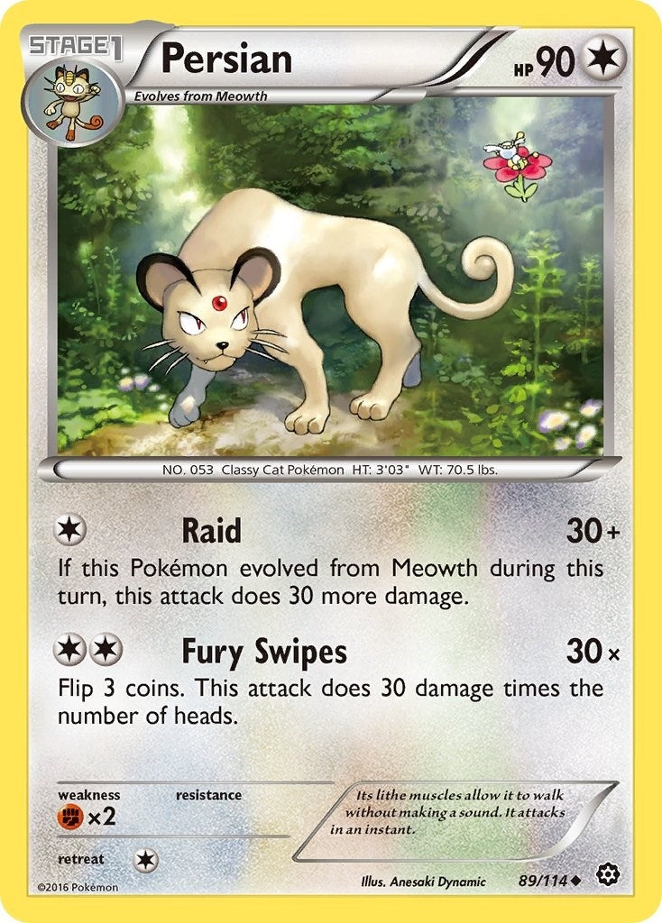 Image for Persian (89/114) (XY - Steam Siege) - Pokemon