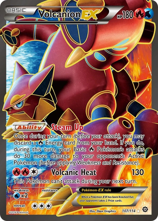 Image for Volcanion EX (Full Art) (107/114) (XY - Steam Siege) - Pokemon
