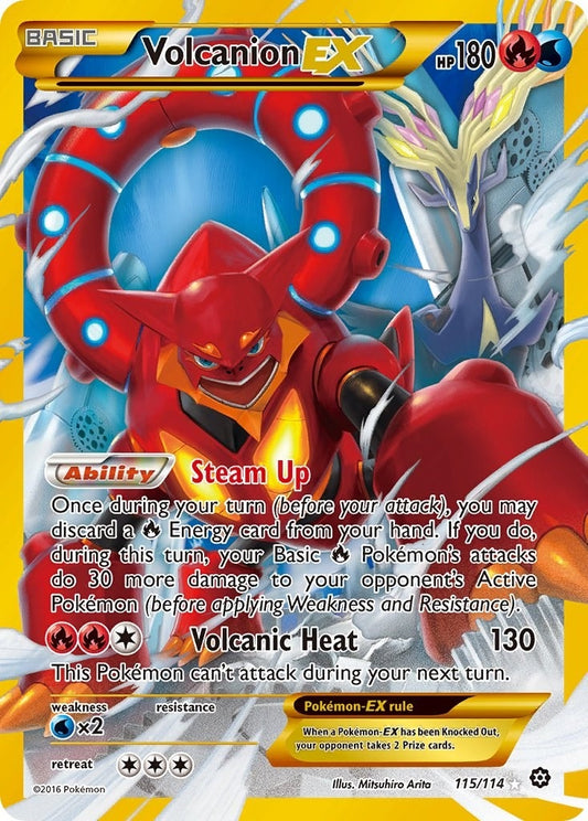 Image for Volcanion EX (Secret) (115/114) (XY - Steam Siege) - Pokemon