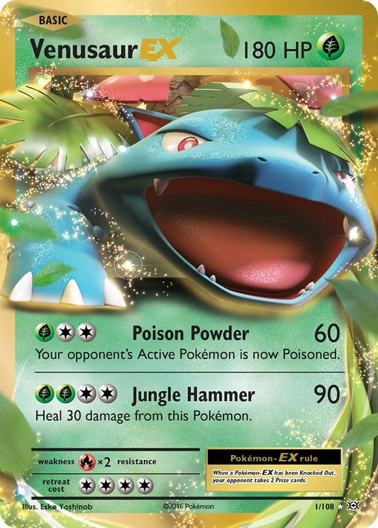 Image for Venusaur EX (1/108) (XY - Evolutions) - Pokemon