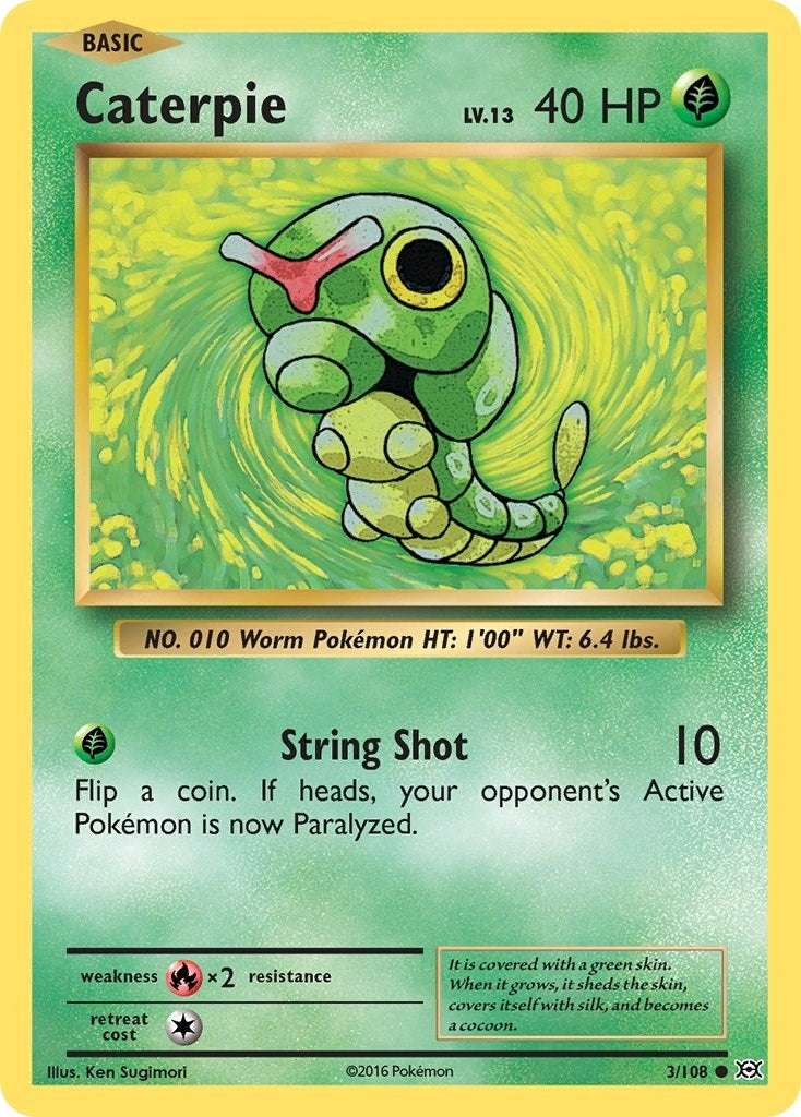 Image for Caterpie (3/108) (XY - Evolutions) - Pokemon