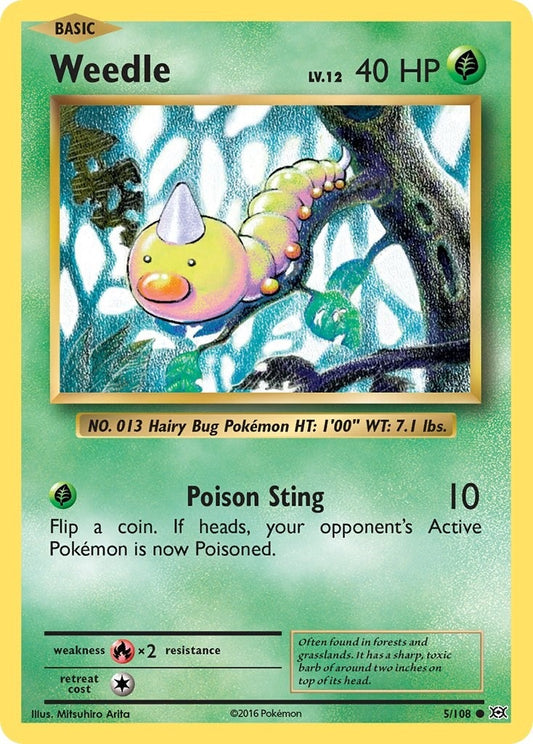 Image for Weedle (5/108) (XY - Evolutions) - Pokemon