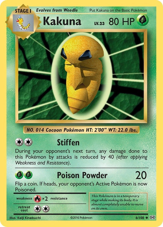 Image for Kakuna (6/108) (XY - Evolutions) - Pokemon