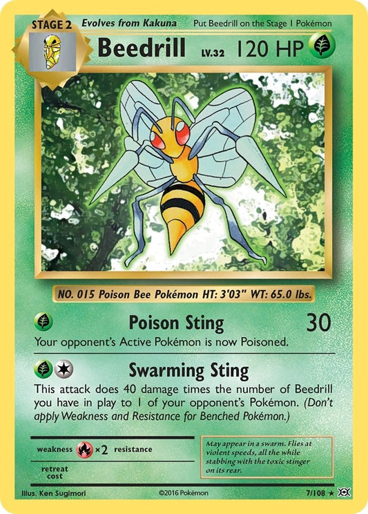 Image for Beedrill (7/108) (XY - Evolutions) - Pokemon