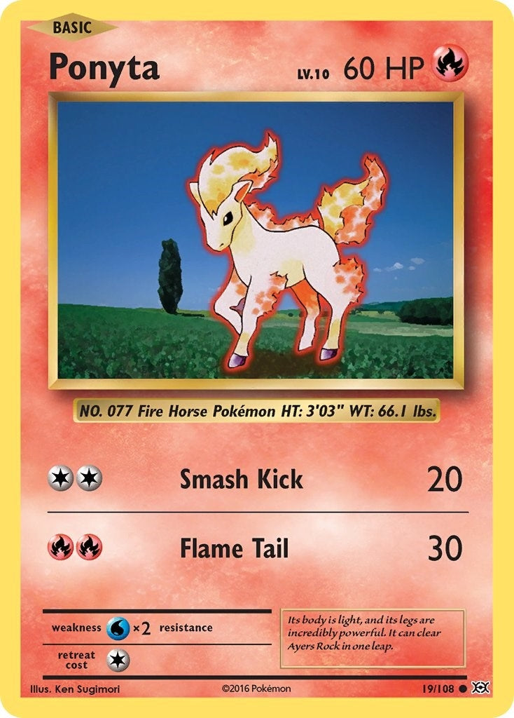 Image for Ponyta (19/108) (XY - Evolutions) - Pokemon