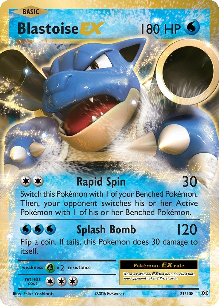 Image for Blastoise EX (21/108) (XY - Evolutions) - Pokemon