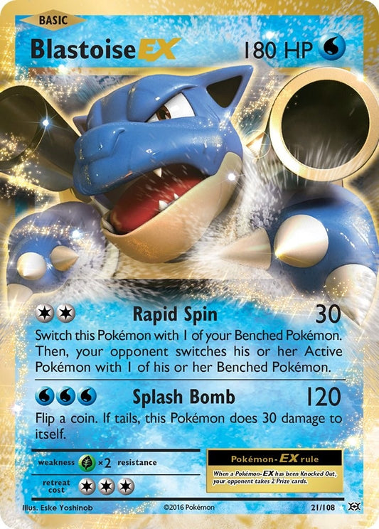 Image for Blastoise EX (21/108) (XY - Evolutions) - Pokemon