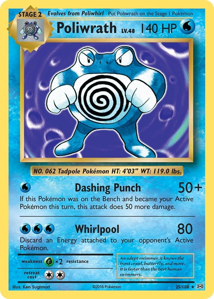 Image for Poliwrath (25/108) (XY - Evolutions) - Pokemon