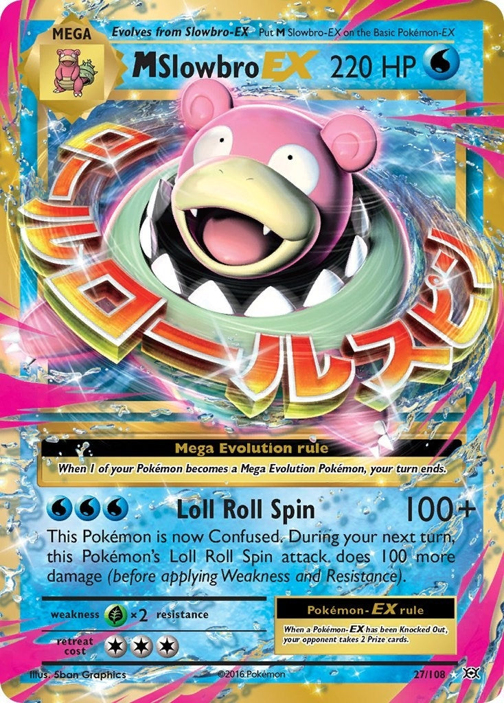 Image for M Slowbro EX (27/108) (XY - Evolutions) - Pokemon