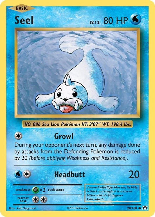 Image for Seel (28/108) (XY - Evolutions) - Pokemon