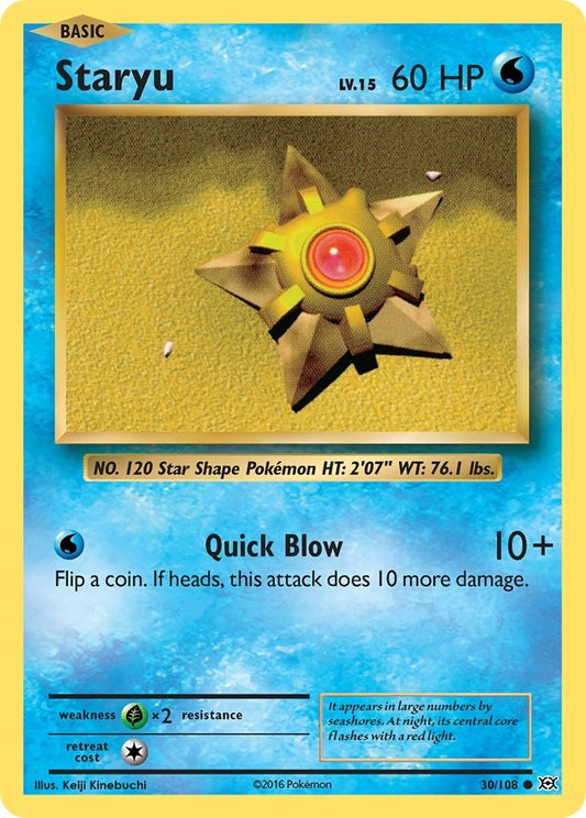 Image for Staryu (30/108) (XY - Evolutions) - Pokemon