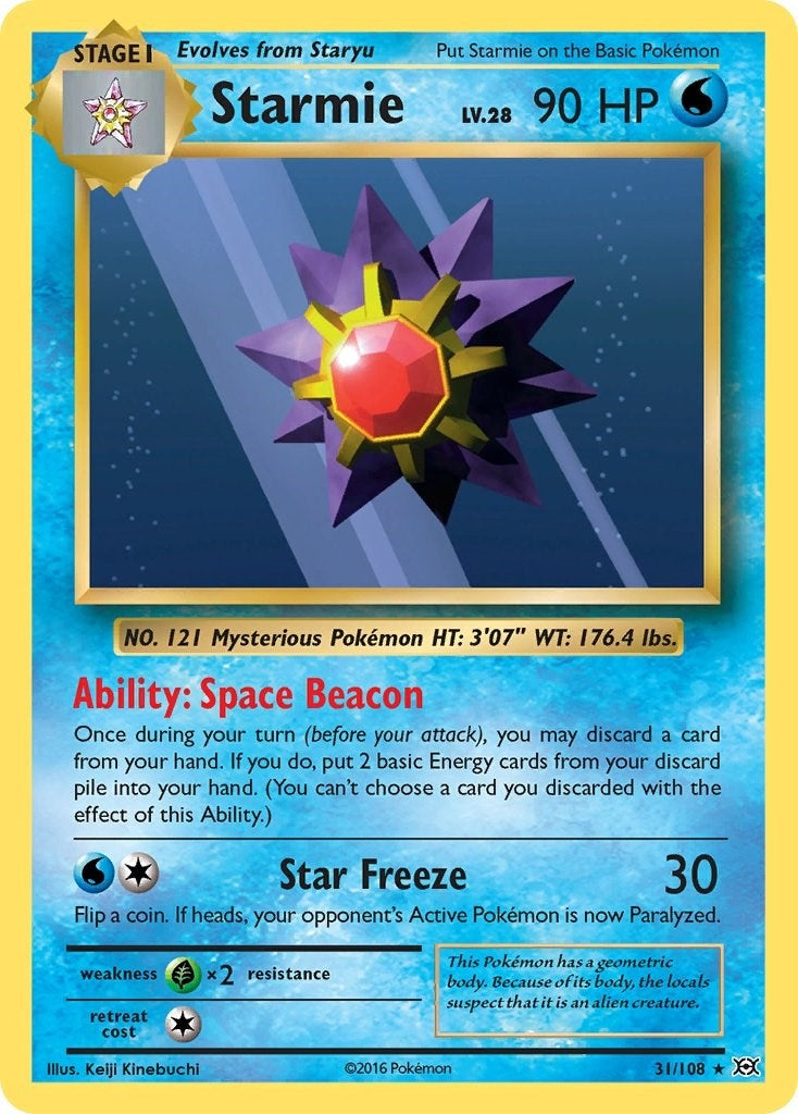 Image for Starmie (31/108) (XY - Evolutions) - Pokemon