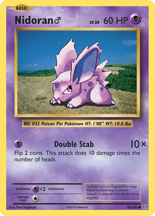 Image for Nidoran M (43/108) (XY - Evolutions) - Pokemon