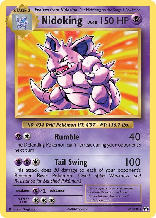 Image for Nidoking (45/108) (XY - Evolutions) - Pokemon