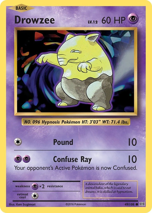 Image for Drowzee (49/108) (XY - Evolutions) - Pokemon