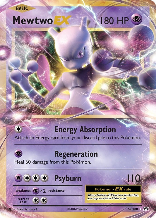 Image for Mewtwo EX (52/108) (XY - Evolutions) - Pokemon