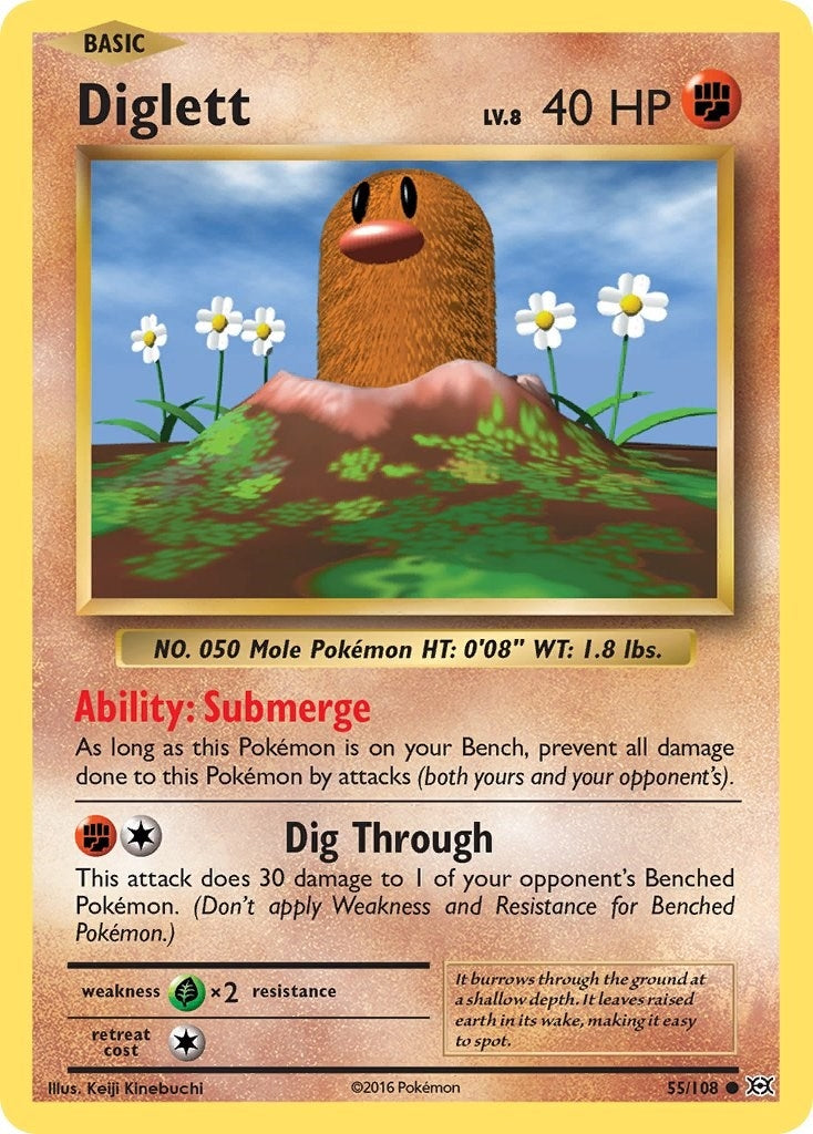 Image for Diglett (55/108) (XY - Evolutions) - Pokemon