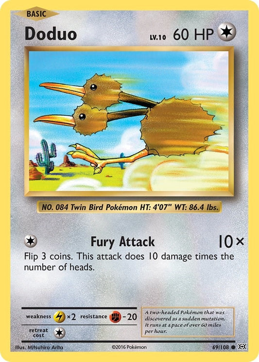 Image for Doduo (69/108) (XY - Evolutions) - Pokemon