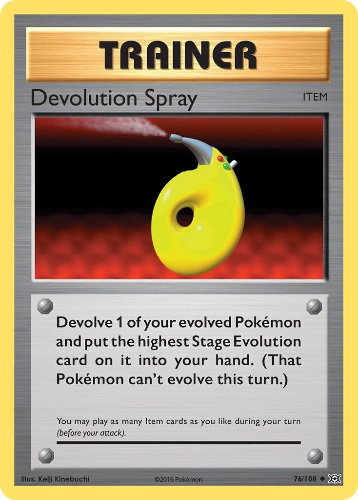 Image for Devolution Spray (76/108) (XY - Evolutions) - Pokemon
