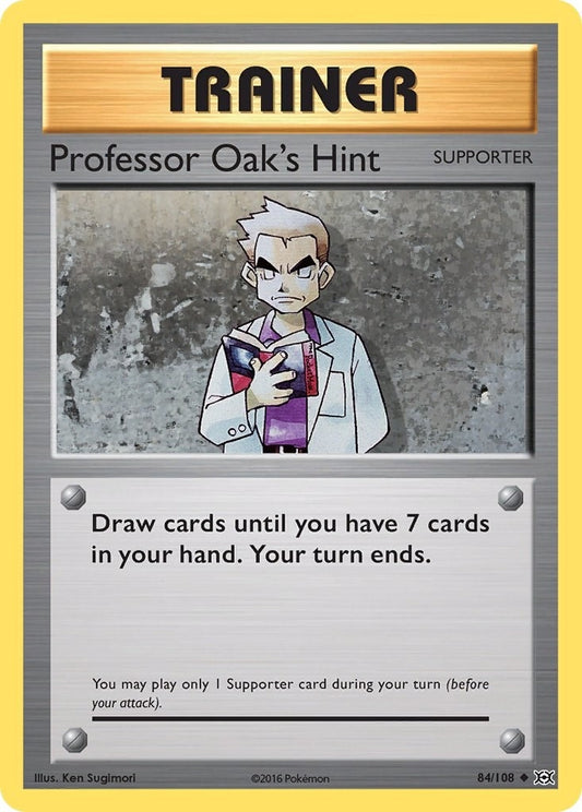 Image for Professor Oak's Hint (84/108) (XY - Evolutions) - Pokemon