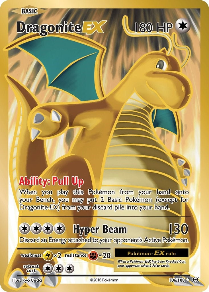 Image for Dragonite EX (Full Art) (106/108) (XY - Evolutions) - Pokemon