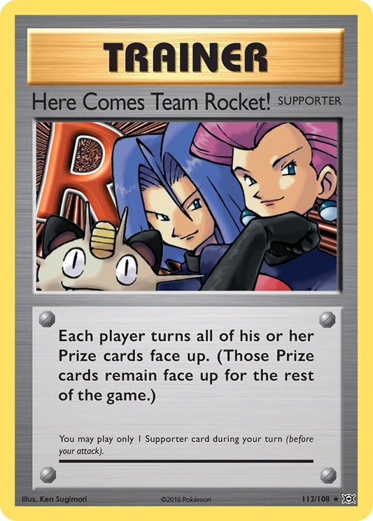 Image for Here Comes Team Rocket! (113/108) (XY - Evolutions) - Pokemon