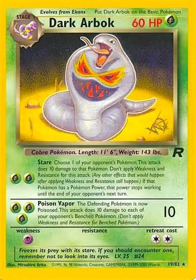 Image for Dark Arbok [W Stamped] (19/82) (WoTC Promo) - Pokemon