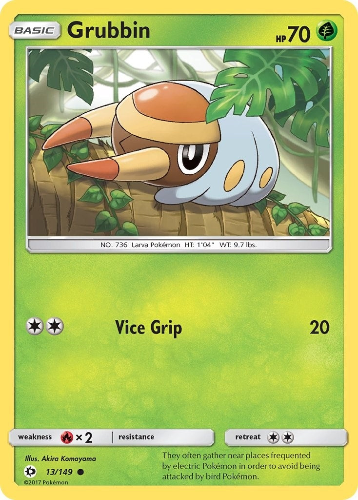 Image for Grubbin (13/149) (SM Base Set) - Pokemon