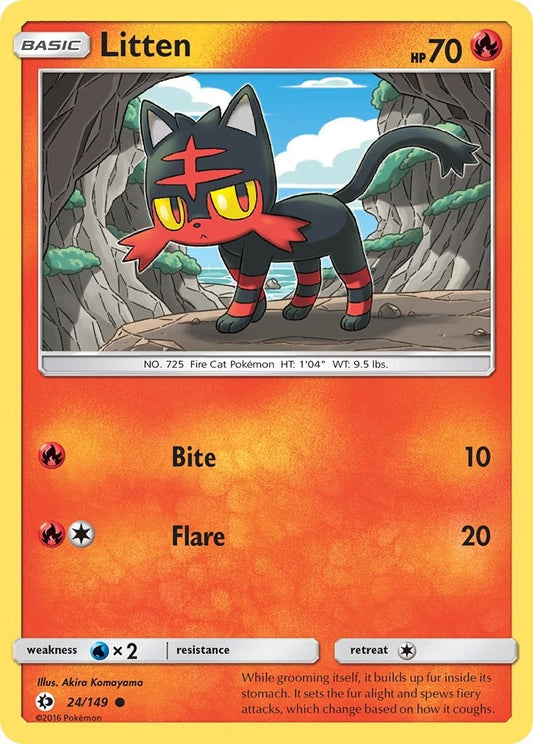 Image for Litten (24/149) (SM Base Set) - Pokemon