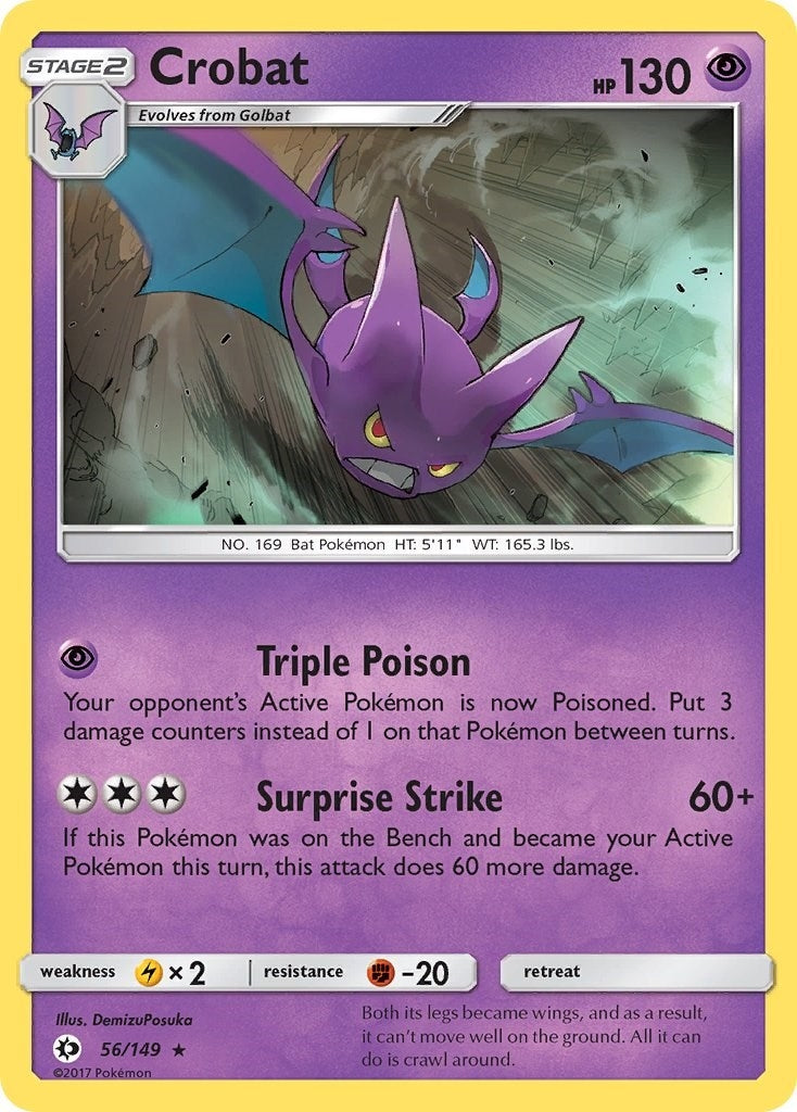 Image for Crobat (56/149) (SM Base Set) - Pokemon